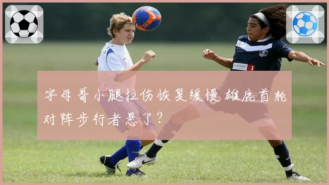 字母哥小腿拉伤恢复缓慢 雄鹿首轮对阵步行者悬了？